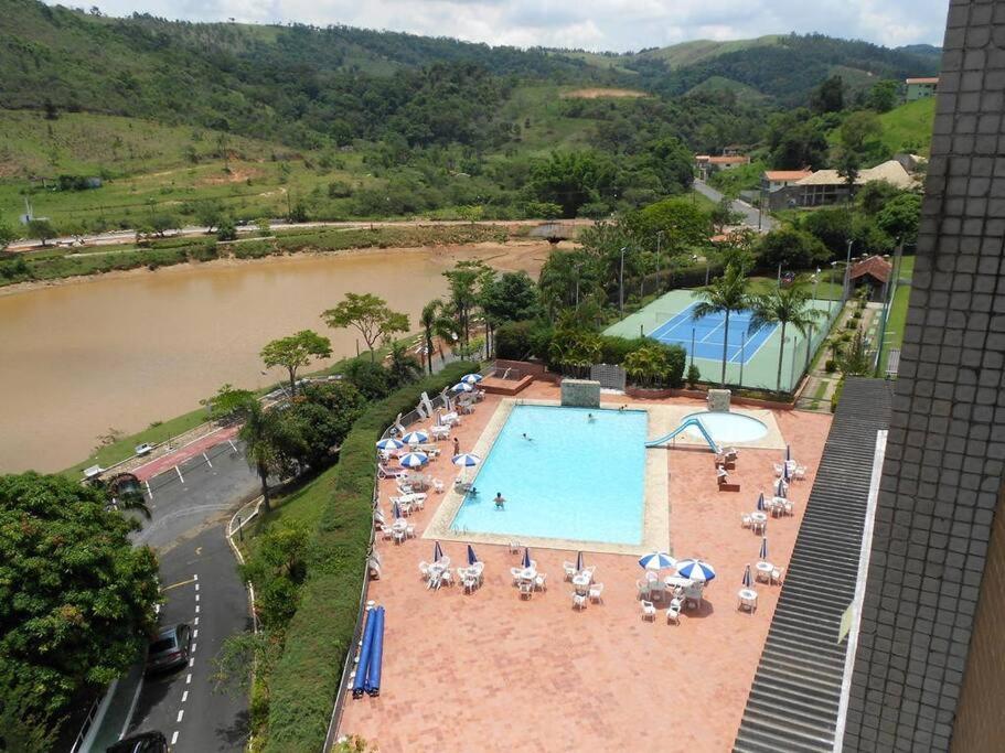 Lindo Flat Em Aguas De Lindoia Águas de Lindóia Exterior foto